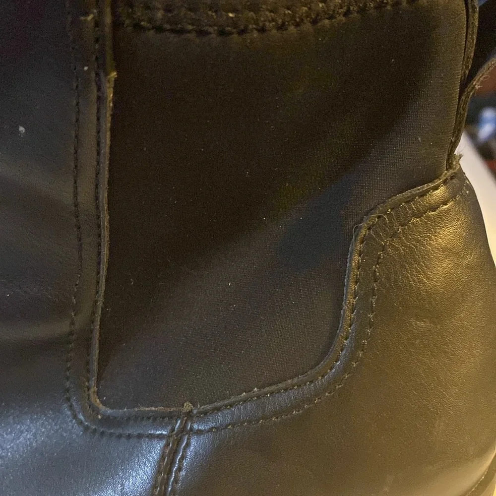ALDO Chelsea Boots, Ankle Booties, Leather, Platform, Sz 9, chunky, matrix